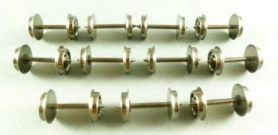 LMT 8 Ho 11 Essieux M�tal Bruni Diam�tre 10,4mm Longueur  24,4mm CC 1 Roue Isol�e
