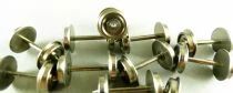 LMT 8 Ho 11 Essieux M&eacute;tal Bruni Diam&egrave;tre 10,4mm Longueur  24,4mm CC 1 Roue Isol&eacute;e
