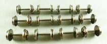 LMT 9 Ho 12 Axles Burnished Metal Wheels DC Diameter 11.4mm Length 24.4mm 1 Insulated Wheel