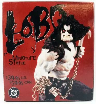 Lobo - Statue r�sine miniature 14cm - DC Direct Randy Bowen 1997