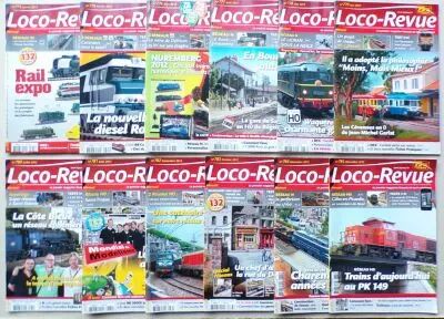 Loco-Revue 12 Issues Complete Year 2012 #774 to #785