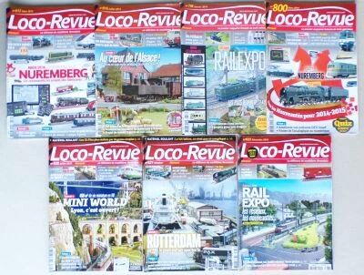 Loco-Revue 7 N� Ann�e 2014-2015-2016 798 800812 816 828 831 833 Tr�s Bon �tat