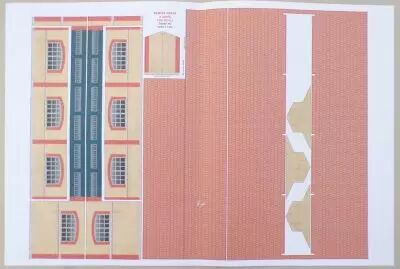 Loco-Revue Ho 2-track locomotive shed Ouest Company Doluz� Type Cutting