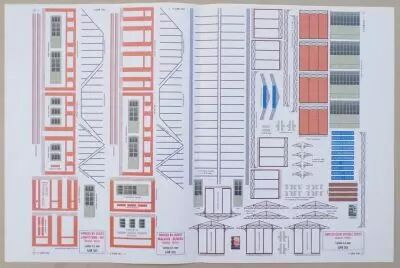 Loco-Revue Ho Annex Track Building Lamp Room - Wc + Store - Office + Double Dock Shelter Ouest Company  (Doluz� - Putot) Cutting