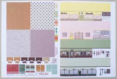 Loco-Revue N� 760 Ho Interior Fittings for Shops Cutting
