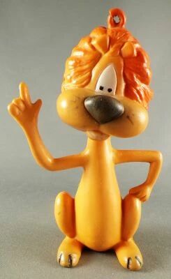 Loeki le Petit Lion - Figurine Plastique Souffl� 12,5cm - Gay Lutece