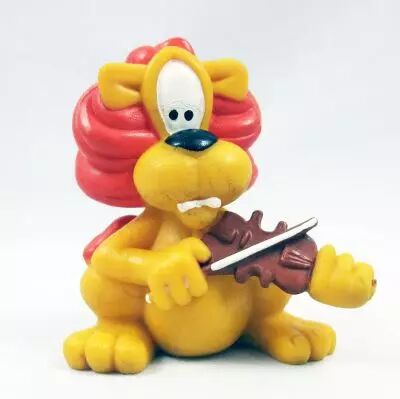 Loeki le Petit Lion - Figurine pvc Maia & Borges - Loeki joue du violon