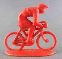 Lomi - Monocolor Plastic Cyclist - Red Racer with Cap