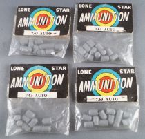 Lone Star 4 bags of Ammunitions Cal 7.63 Auto for Pistol