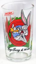 Looney Tunes - Amora Mustard Glass - Archer Bugs Bunny & Daffy Duck