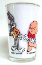 Looney Tunes - Amora Mustard Glass - Bugs Bunny, Porky & Honey Bunny