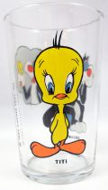 Looney Tunes - Amora Mustard Glass - Tweety & Sylvester : daydreaming