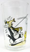 Looney Tunes - Amora Mustard Glass - Tweety & Sylvester : the angling