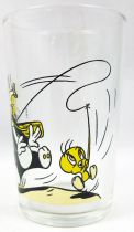 Looney Tunes - Amora Mustard Glass - Tweety & Sylvester : the angling