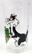 Looney Tunes - Amora Mustard Glass - Tweety & Sylvester : the breakfast