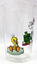 Looney Tunes - Amora Mustard Glass - Tweety & Sylvester : the breakfast