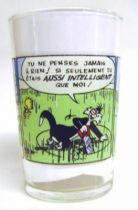 Looney Tunes - Amora Mustard Glass - Tweety and Sylvester Mini Comic