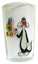 Looney Tunes - Amora Mustard Glass - Tweety strikes Sylvester