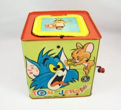 Looney Tunes - Boite � Musique (Diable en Bo�te/Jack in the Box) - Mattel 1965 - Tom & Jerry