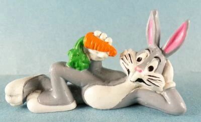 Looney Tunes - Bully PVC Figure 1983 - Bugs Bunny Eating Carrot