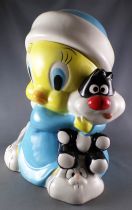 Looney Tunes - Cookie Jar Gibson 1997 - Tweety & Sylvester Hug 28cm 11\ 