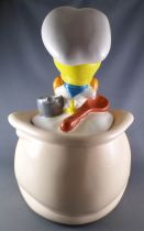 Looney Tunes - Cookie Jar Warner Bros 1997 - Tweety Cooker Sitting on a Flour Sack 33cm 13\ 