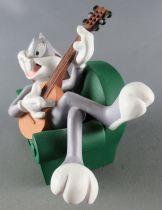 Looney Tunes - Démons & Merveilles 1997 - Bugs Bunny Assis Fauteuil Guitare