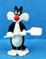 Looney Tunes - Figurine Prémium Kinder Surprise 1991- Sylvestre avec balai