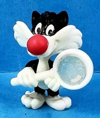 Looney Tunes - Figurine Pr�mium Kinder Surprise 1991- Sylvestre Junior avec loupe