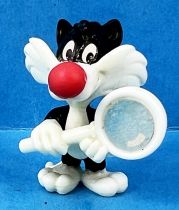 Looney Tunes - Figurine Prémium Kinder Surprise 1991- Sylvestre Junior avec loupe