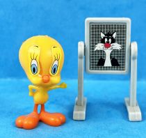 Looney Tunes - Figurine Prémium Kinder Surprise 1991- Titi avec tableau