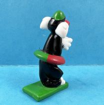 Looney Tunes - Figurine PVC Coco London 1996 - Sylvestre à la piscine