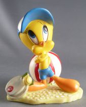 Looney Tunes - Figurine Résine Warner  - Titi à la Plage