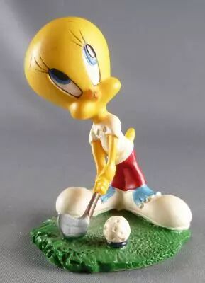 Looney Tunes - Figurine R�sine Warner  - Titi Golfeur
