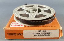 Looney Tunes - Film Super 8 Couleur 15m Techno SG 550 - Speedy Gonzales Champion de Ping-Pong