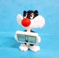 Looney Tunes - Kinder Surprise Premuim Figure 1991- Sylvester Junior with book