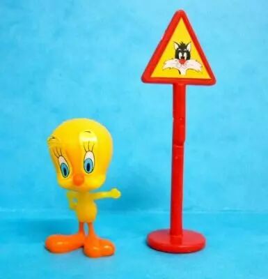 Looney Tunes - Kinder Surprise Premuim Figure 1991- Tweety with panel signal