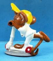 Looney Tunes - Mini Figurine PVC 1999 - Speedy Gonzales Trotinette 
