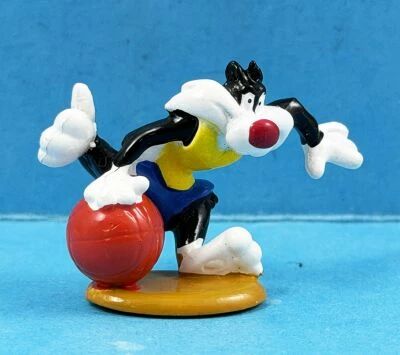 Looney Tunes - Mini Figurine PVC 1999 - Sylvestre Basketeur 