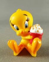 Looney Tunes - Mini Plastic Figure - Tweety Seated wit Ice Cream
