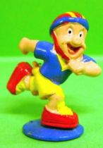 Looney Tunes - Mini PVC Figure 1999 - Porky Pig Rollerblade