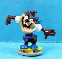 Looney Tunes - Mini PVC Figure 1999 - Tazmanian Devil on Skateboard