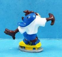 Looney Tunes - Mini PVC Figure 1999 - Tazmanian Devil on Skateboard