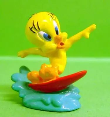 Looney Tunes - Mini PVC Figure 1999 - Tweety Surfer