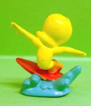 Looney Tunes - Mini PVC Figure 1999 - Tweety Surfer