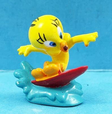 Looney Tunes - Mini PVC Figure 1999 - Tweety Surfer