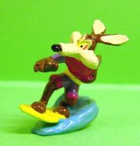 Looney Tunes - Mini PVC Figure 1999 - Wile E. Coyote Surfer