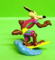 Looney Tunes - Mini PVC Figure 1999 - Wile E. Coyote Surfer