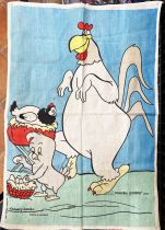 Looney Tunes - Tea Towel - Henery Hawk & Foghorn Leghorn