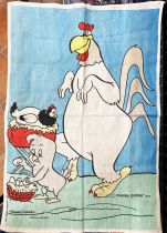 Looney Tunes - Torchon en tissus - Henri le faucon & Charlie le coq